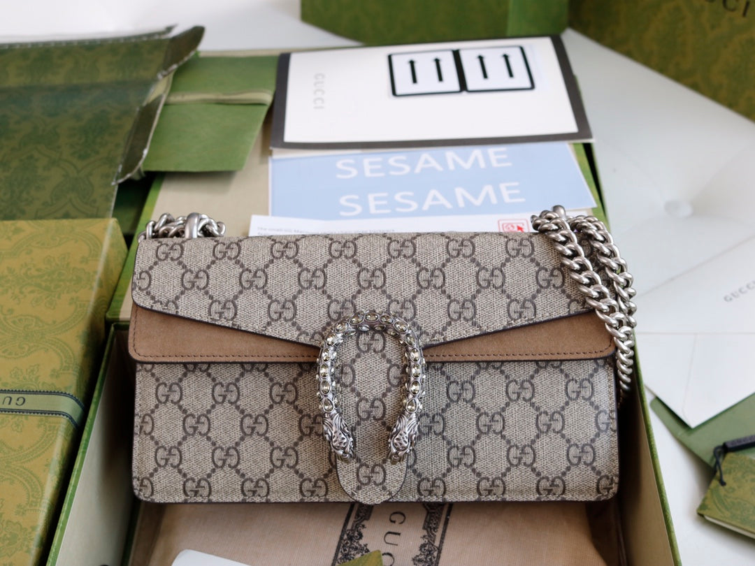Gucci GG Dionysus Canvas Shoulder Bag