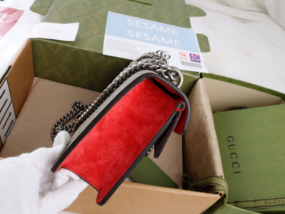 Gucci GG Dionysus Canvas Shoulder Bag