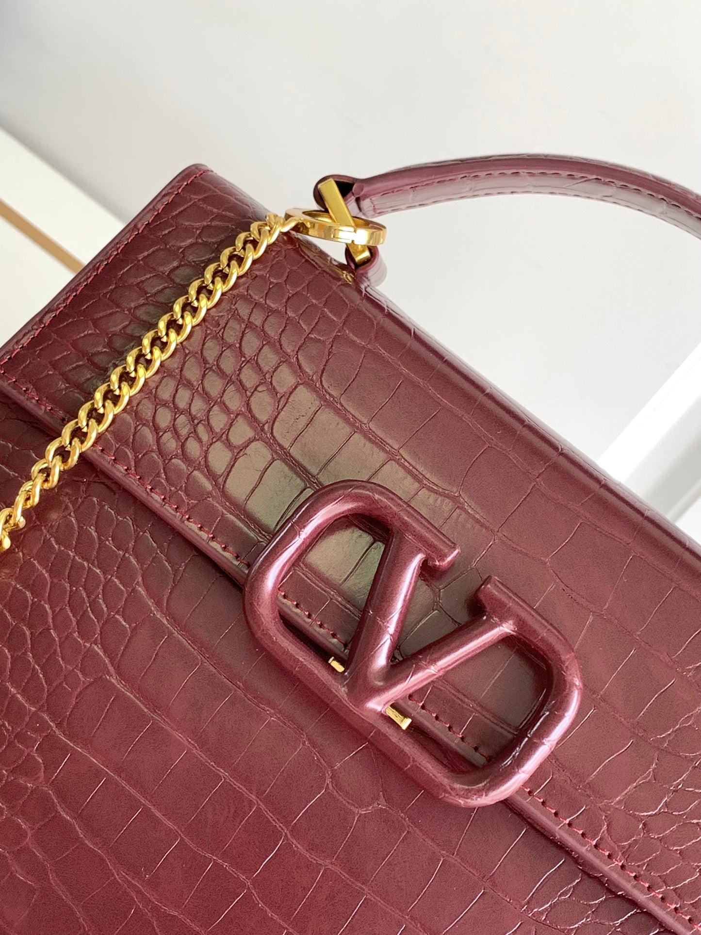 Valentino Garavani VSLING Small Leather Top Handle Bag