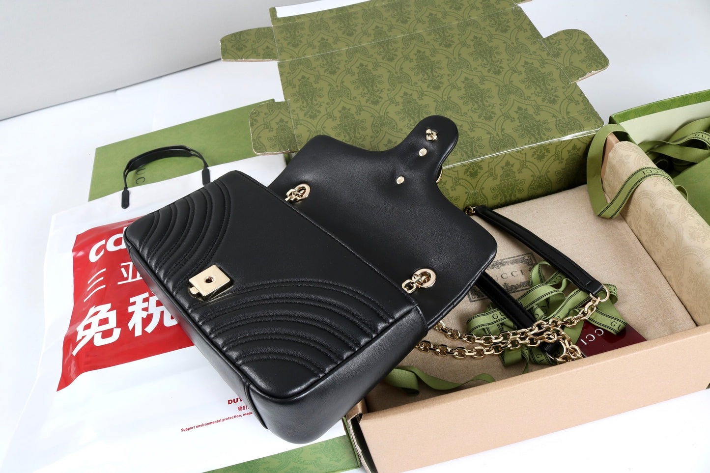 Gucci GG Marmont Shoulder Bag Black
