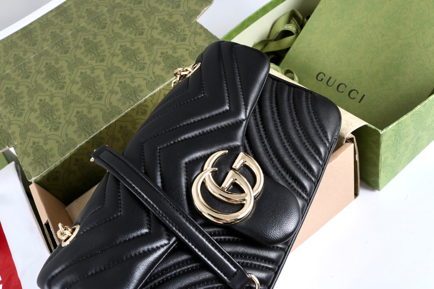 Gucci GG Marmont Shoulder Bag Black