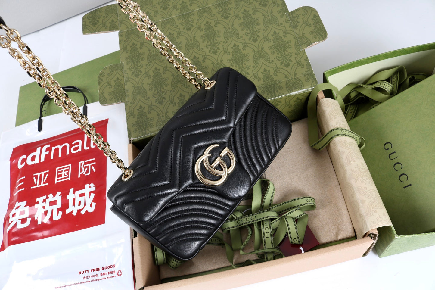 Gucci GG Marmont Shoulder Bag Black