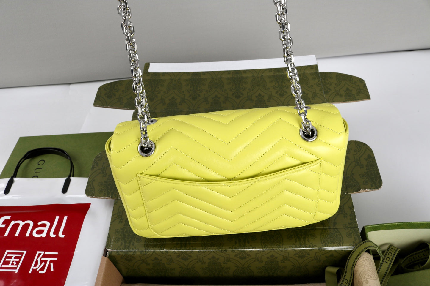 Gucci GG Marmont Shoulder Bag Yellow