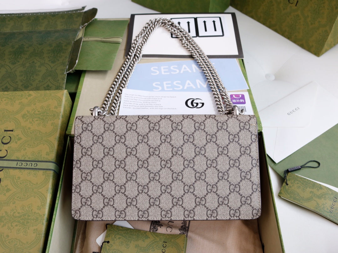 Gucci GG Dionysus Canvas Shoulder Bag