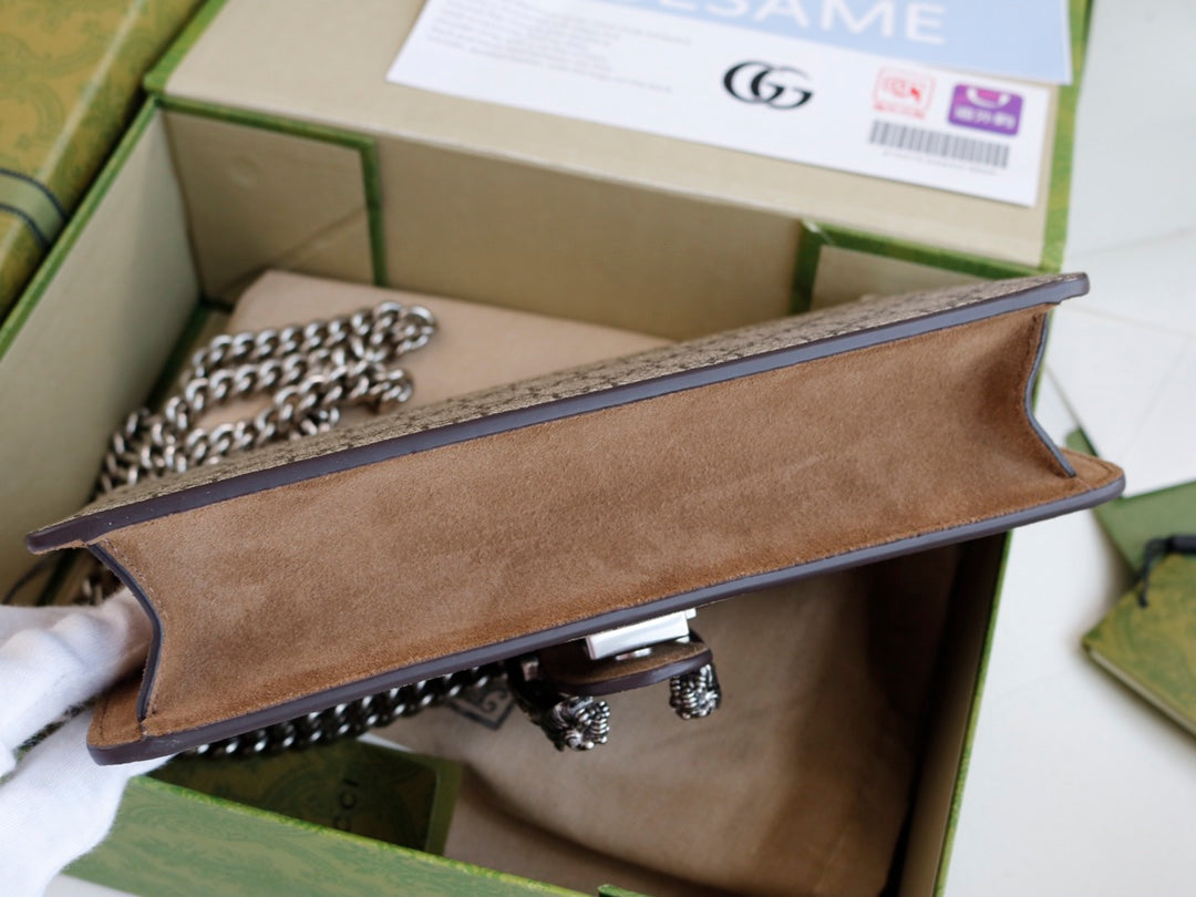Gucci GG Dionysus Canvas Shoulder Bag