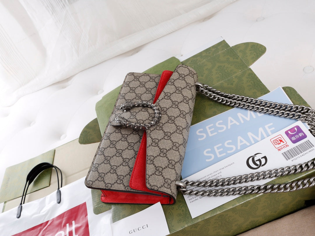 Gucci GG Dionysus Canvas Shoulder Bag