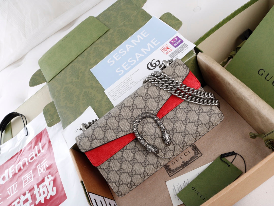 Gucci GG Dionysus Canvas Shoulder Bag