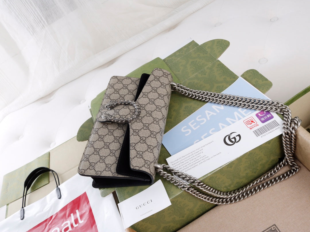 Gucci GG Dionysus Canvas Shoulder Bag