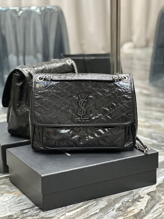 Ysl Saint Laurent Niki Bag Vintage Leather 32