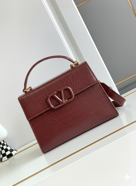 Valentino Garavani VSLING Small Leather Top Handle Bag