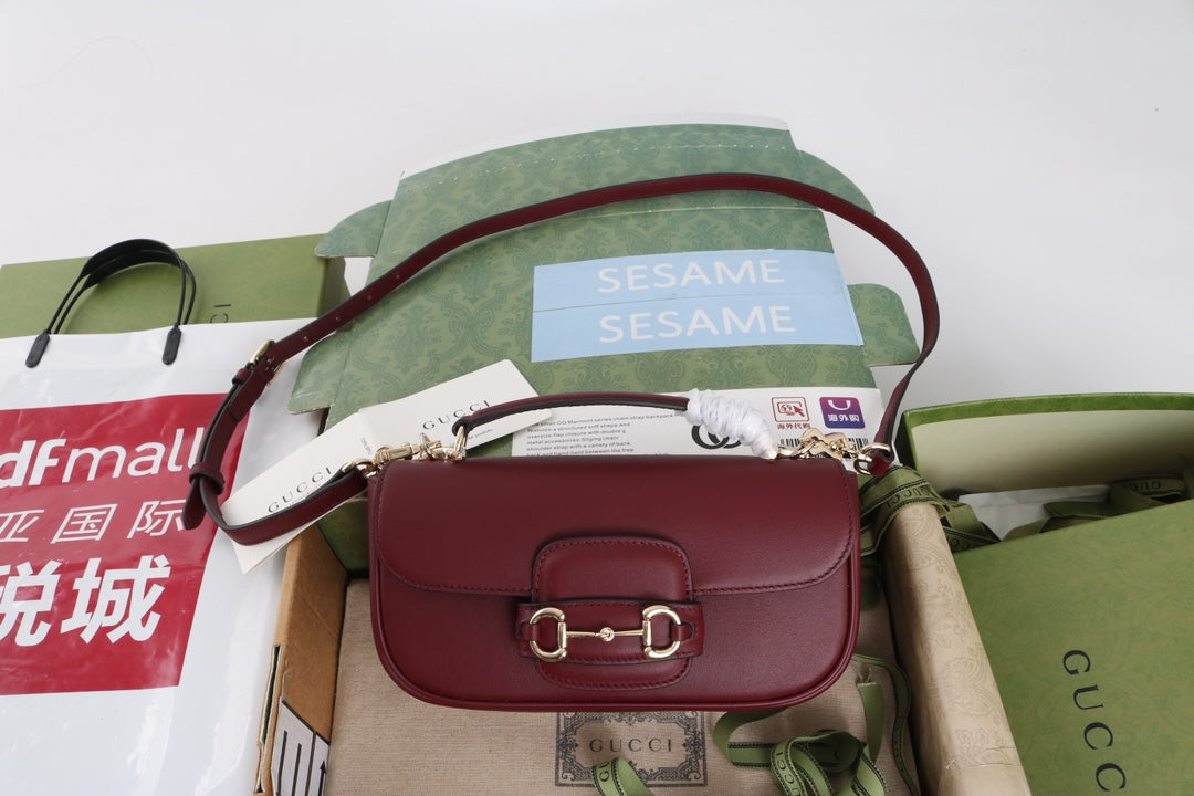 Gucci GG 1955 Horsebit Shoulder Bag