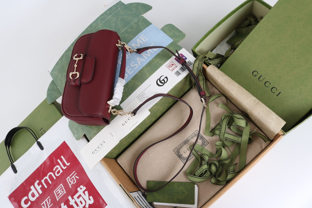 Gucci GG 1955 Horsebit Shoulder Bag