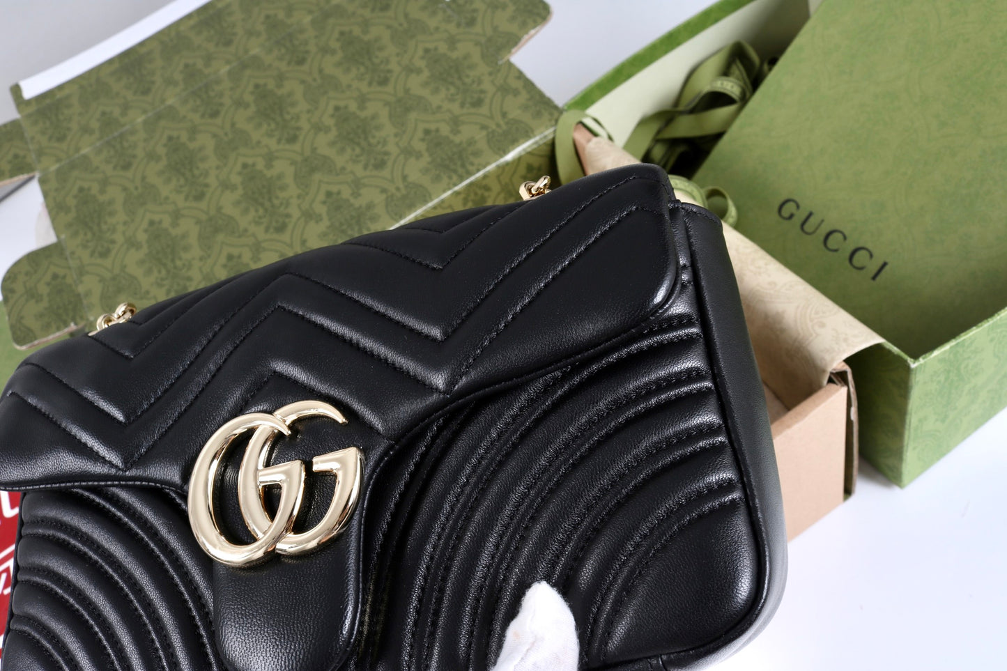 Gucci GG Marmont Shoulder Bag Black