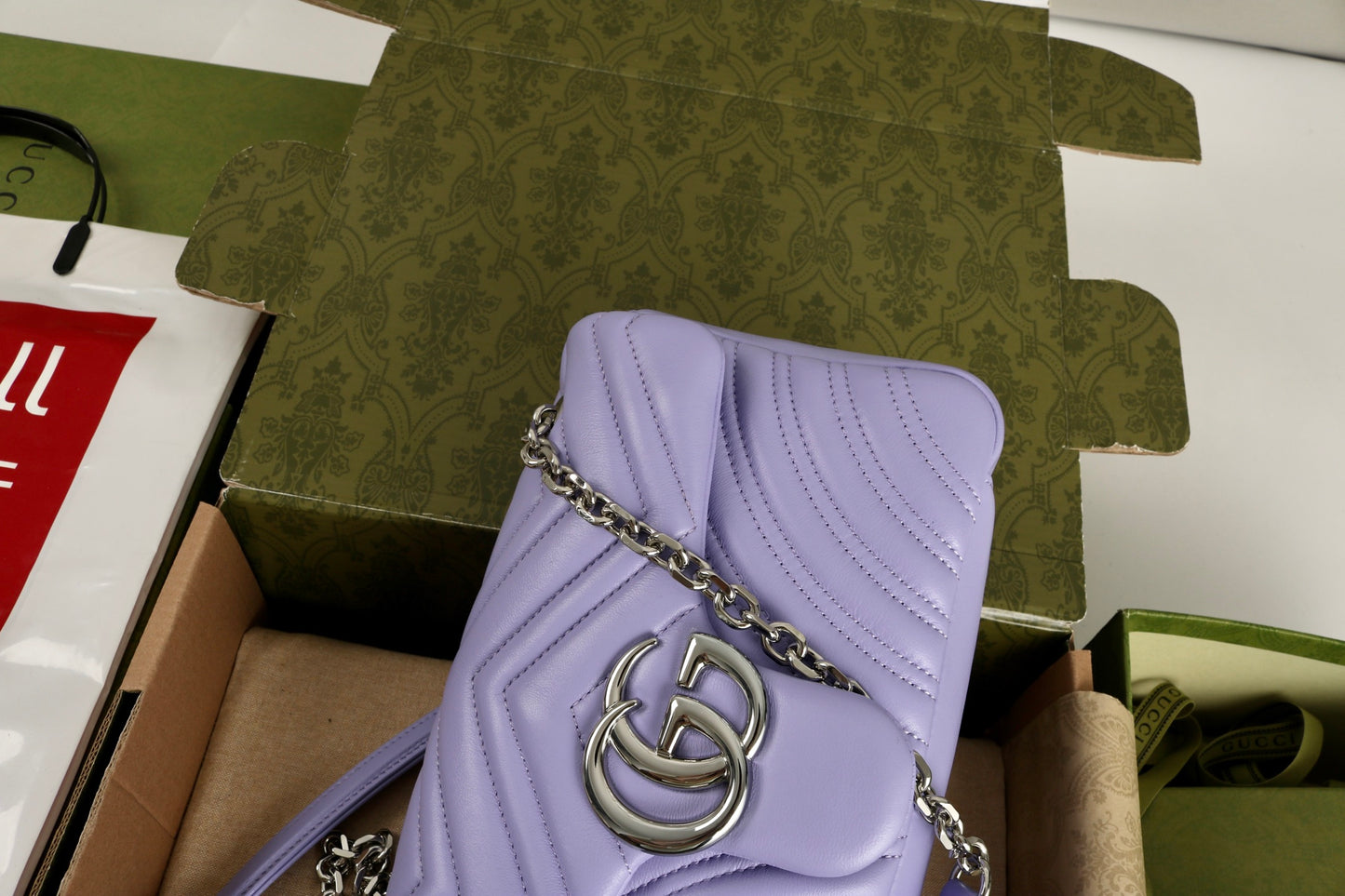 Gucci GG Marmont Shoulder Bag Purple