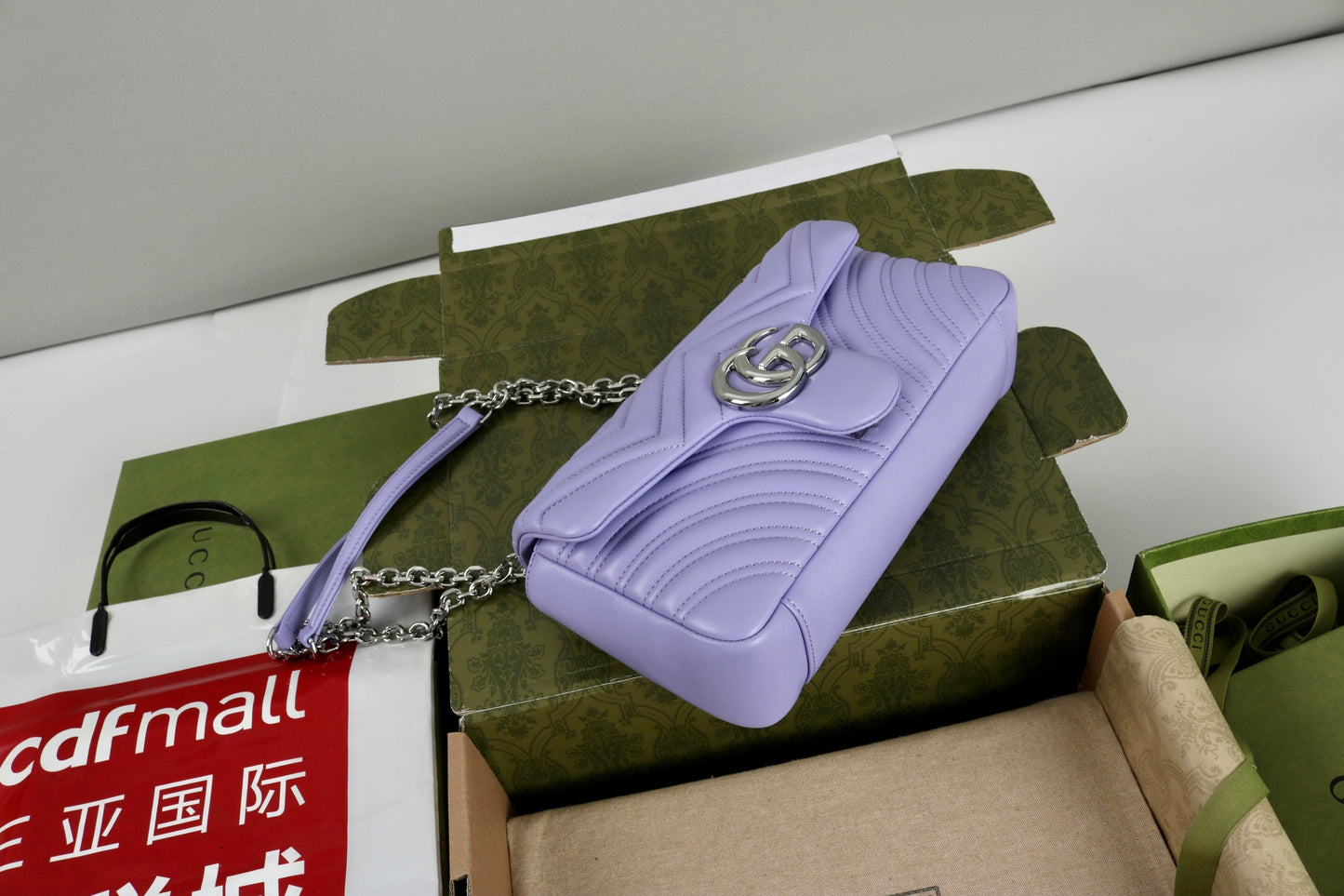 Gucci GG Marmont Shoulder Bag Purple