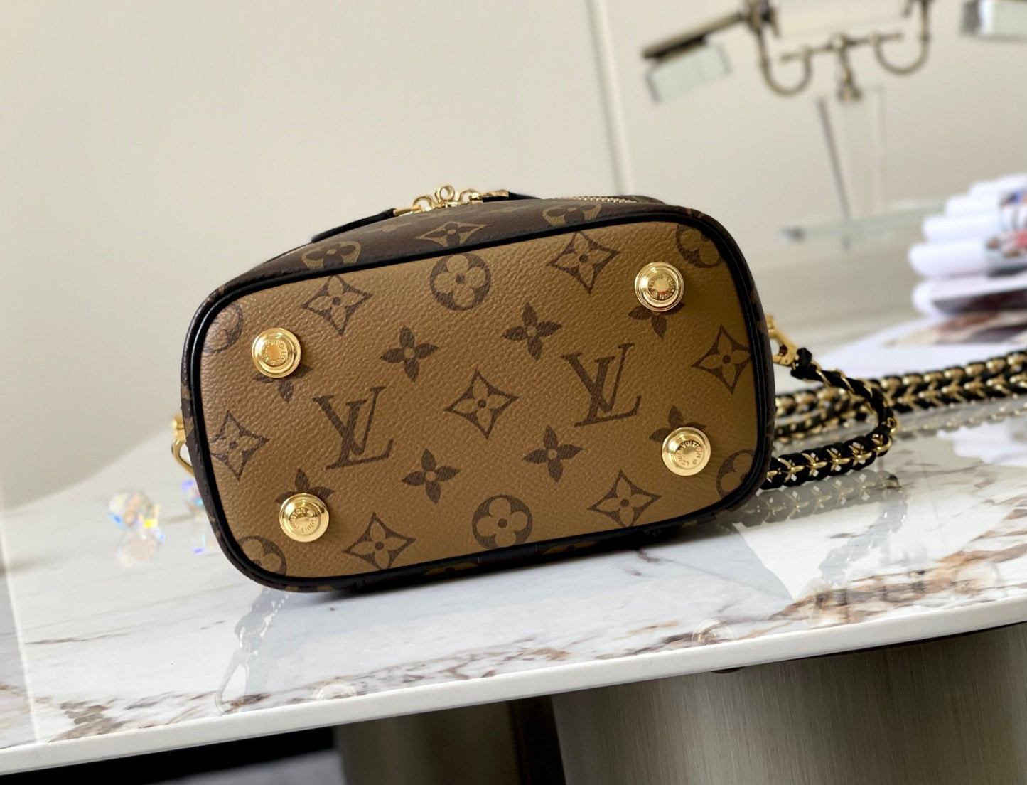 Lv Louis Vuitton Bumbag Noir in Monogram Canvas